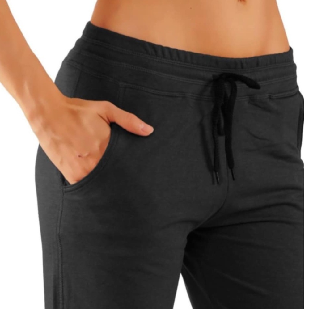 Premium Joggers Yoga Pants Drawstring Waist with Pockets - Picture 2 of 6